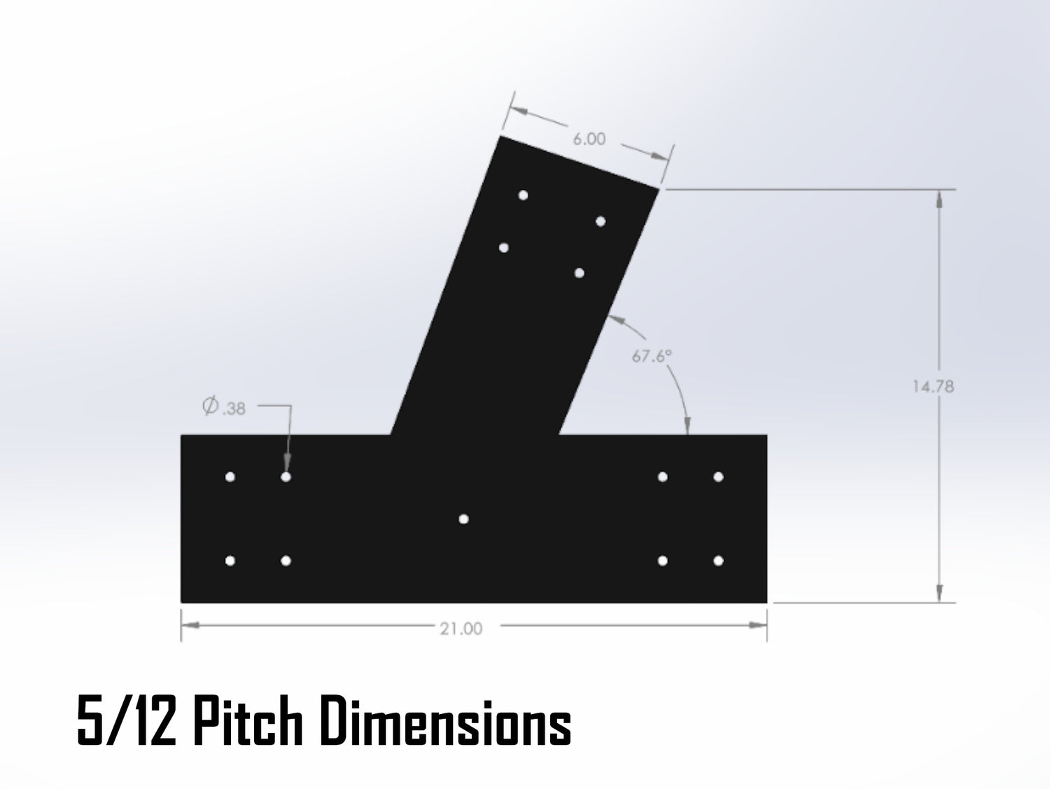 Web Truss Bracket Set - Industrial Style - For 8 Inch Lumber - Wood Post Brackets - construction materials - building supports - beam supports - post supports