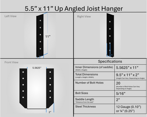 Joist Hangers - Up Angled