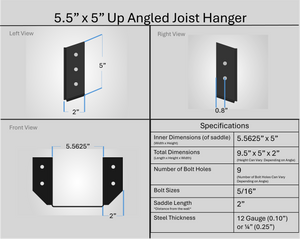 Joist Hangers - Up Angled
