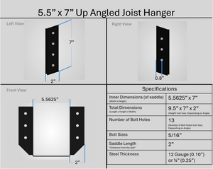 Joist Hangers - Up Angled