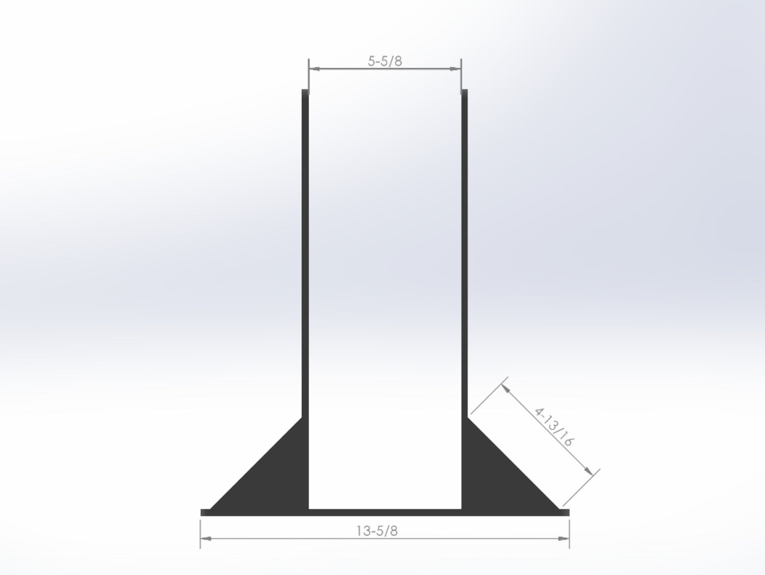 6X6 Post Footer Bracket - PF66 - Wood Post Brackets - construction materials - building supports - beam supports - post supports