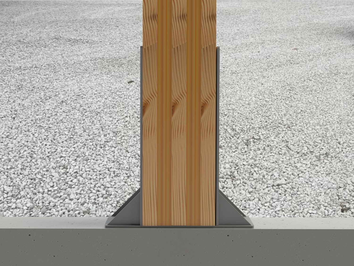 Laminated 8X8 Post Footer Bracket - PF5P88 - Wood Post Brackets - construction materials - building supposrts - beam supports - post support - timber frame brackets - wood frame buildings - post frame buildings - barndominium brackets - exposed beam brackets