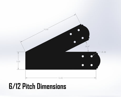 King Truss Bracket Set - Crowned Style - For 4 Inch Lumber - Wood Post Brackets - construction materials - building supposrts - beam supports - post support - timber frame brackets - wood frame buildings - post frame buildings - barndominium brackets - exposed beam brackets