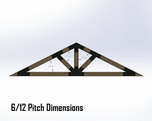 Web Truss Bracket Set - Industrial Style - For 8 Inch Lumber - Wood Post Brackets - construction materials - building supports - beam supports - post supports