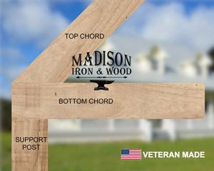 6 Inch Heel Bracket with Vertical Support Leg - Wood Post Brackets - construction materials - building supports - beam supports - post supports
