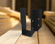 Joist Hangers - Down Angled - Wood Post Brackets - construction brackets - brackets for post and beam construction - beam supports - post support - timber frame brackets - barndominium brackets - exposed beam brackets