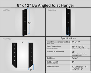 Joist Hangers - Up Angled