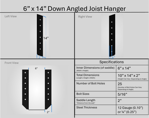 Joist Hangers - Down Angled