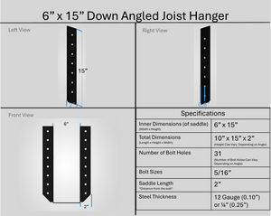 Joist Hangers - Down Angled