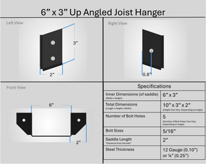 Joist Hangers - Up Angled