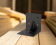 Corner Bracket with Heavy Duty Flange - For 4" and 6" Post - Wood Post Brackets - construction brackets - brackets for post and beam construction - beam supports - post support - timber frame brackets - post frame buildings - barndominium brackets - exposed beam brackets