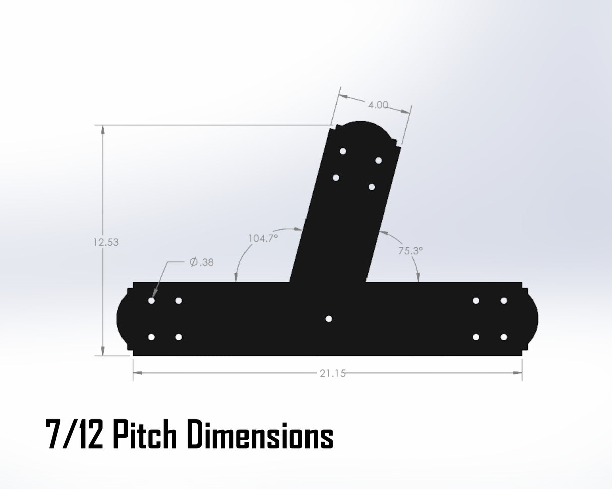 Web Truss Bracket Set - Crowned Style - For 6 Inch Lumber - Wood Post Brackets - construction materials - building supposrts - beam supports - post support - timber frame brackets - wood frame buildings - post frame buildings - barndominium brackets - exposed beam brackets