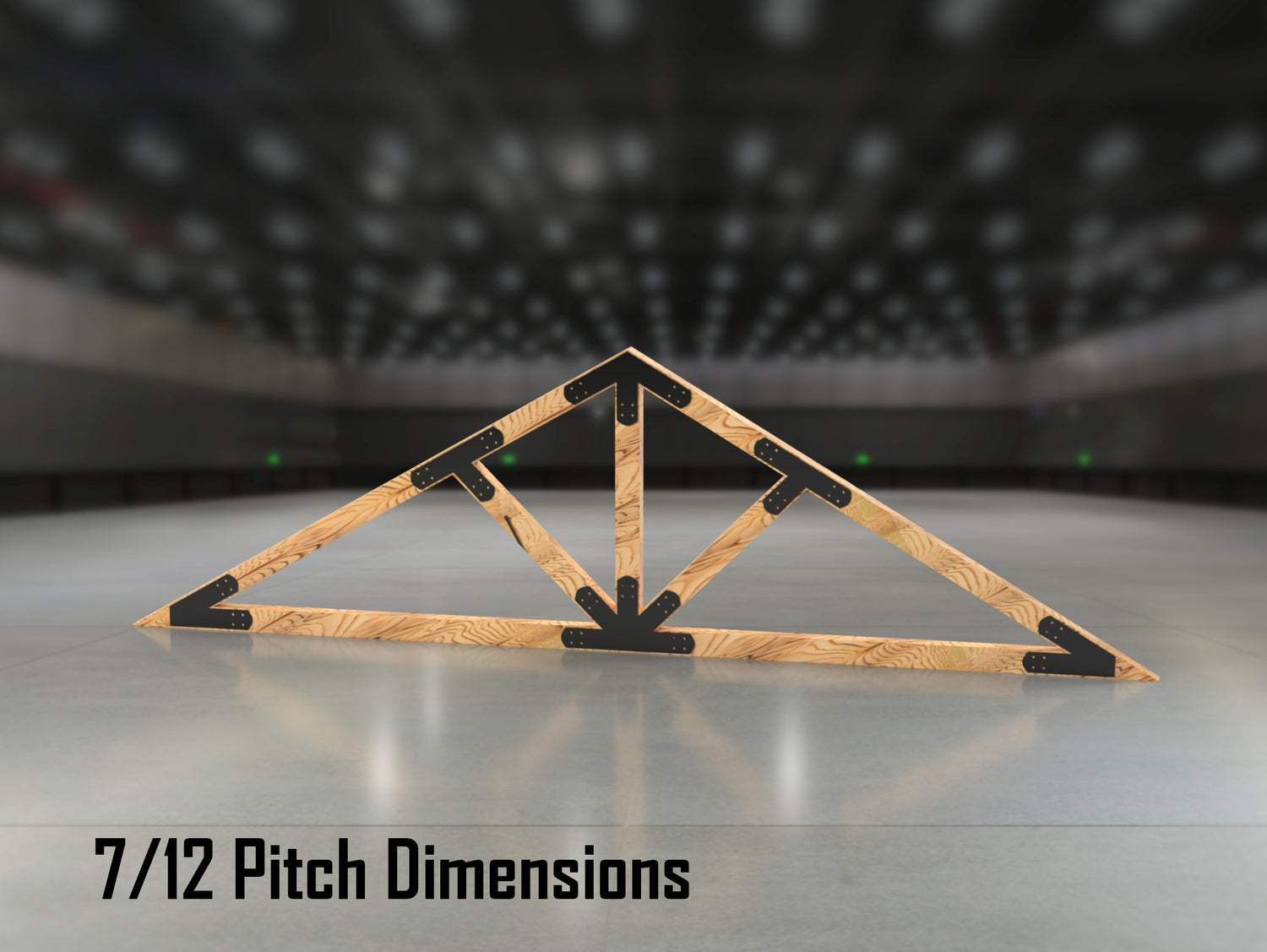 Web Truss Bracket Set - Crowned Style - For 8 Inch Lumber - Wood Post Brackets - construction materials - building supposrts - beam supports - post support - timber frame brackets - wood frame buildings - post frame buildings - barndominium brackets - exposed beam brackets