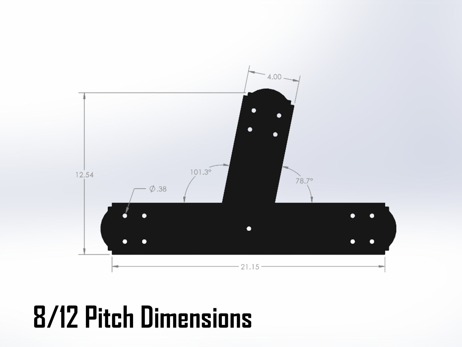 Web Truss Bracket Set - Crowned Style - For 6 Inch Lumber - Wood Post Brackets - construction materials - building supposrts - beam supports - post support - timber frame brackets - wood frame buildings - post frame buildings - barndominium brackets - exposed beam brackets