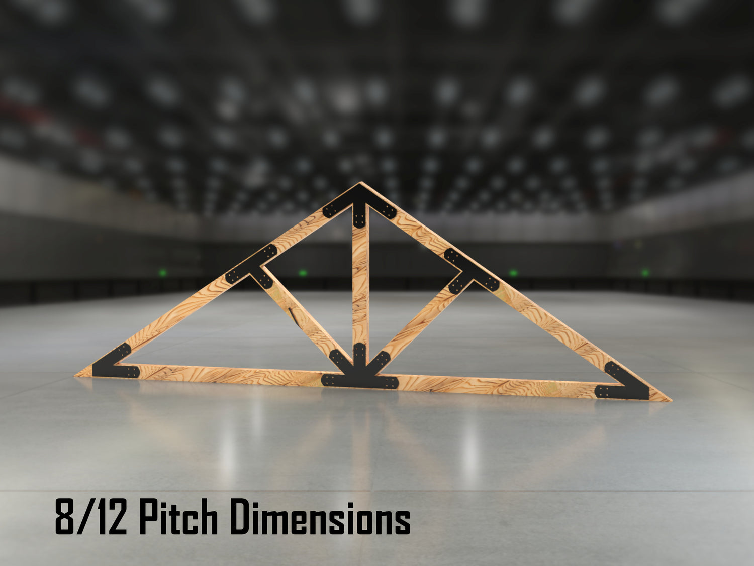 Web Truss Bracket Set - Crowned Style - For 8 Inch Lumber - Wood Post Brackets - construction materials - building supposrts - beam supports - post support - timber frame brackets - wood frame buildings - post frame buildings - barndominium brackets - exposed beam brackets