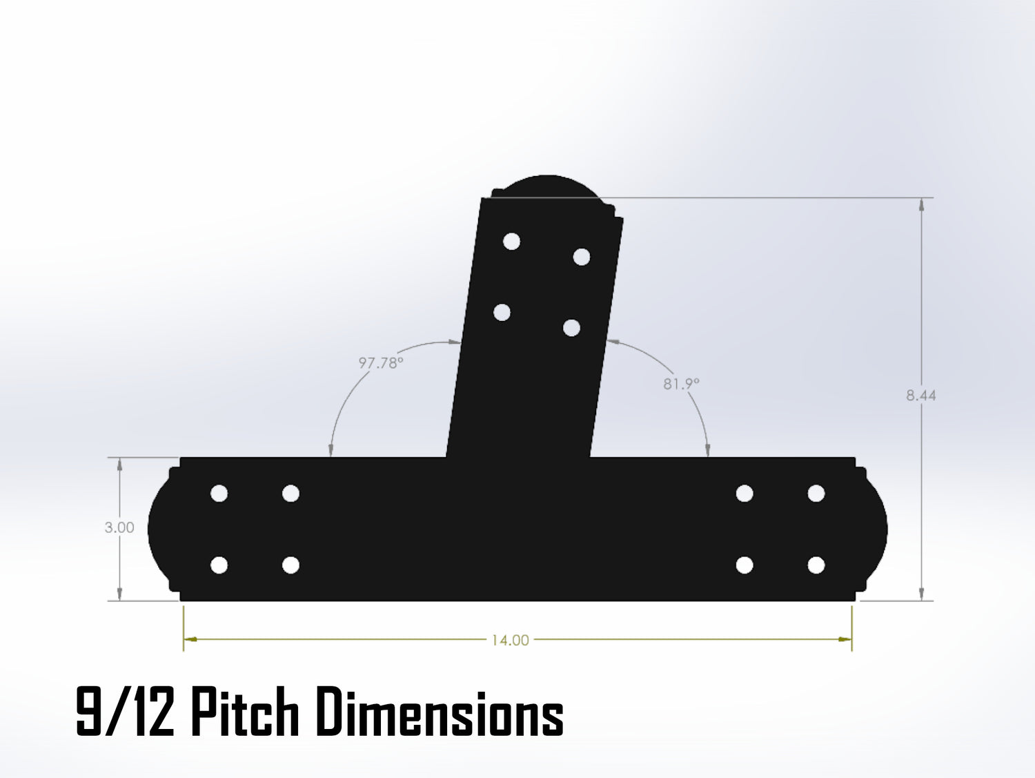 Web Truss Bracket Set - Crowned Style - For 4 Inch Lumber - Wood Post Brackets - construction materials - building supposrts - beam supports - post support - timber frame brackets - wood frame buildings - post frame buildings - barndominium brackets - exposed beam brackets