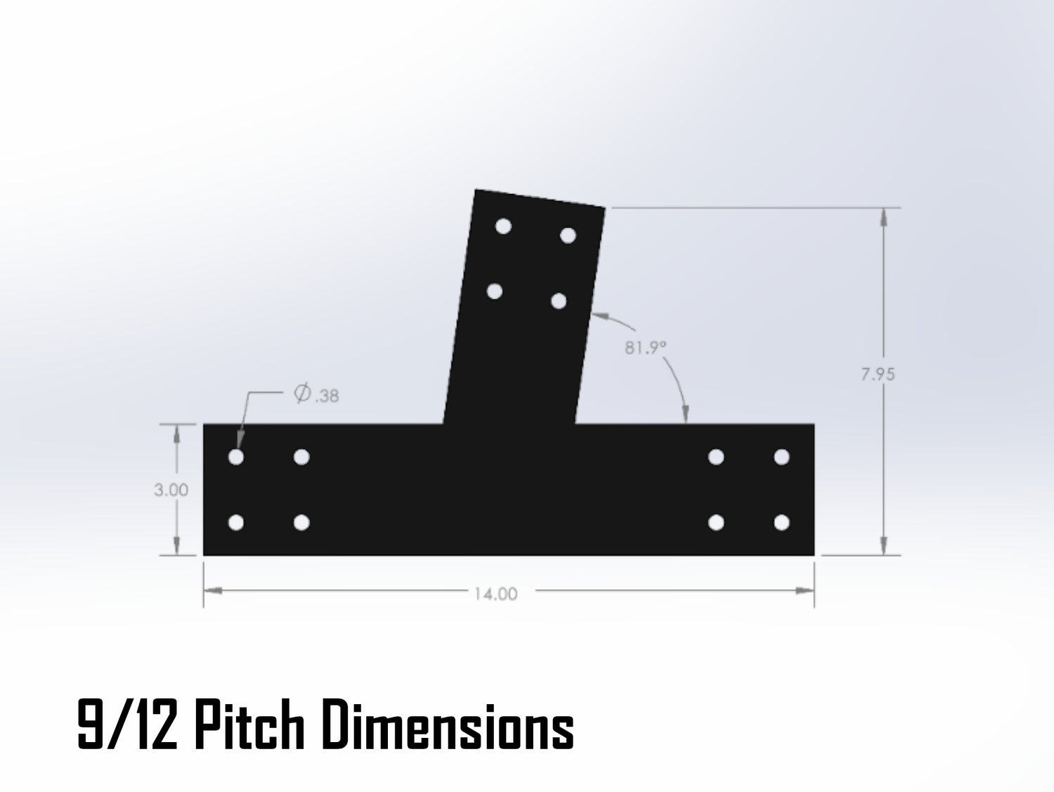 Web Truss Bracket Set - Industrial Style - For 4 Inch Lumber - Wood Post Brackets - construction materials - building supports - beam supports - post supports