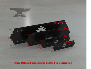 Aztec Style Straight Brackets - Various Sizes - Wood Post Brackets - construction brackets - brackets for post and beam construction - beam supports - post support - timber frame brackets - barndominium brackets - exposed beam brackets