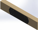 Straight Bracket - Crowned Style - For 6 Inch Lumber