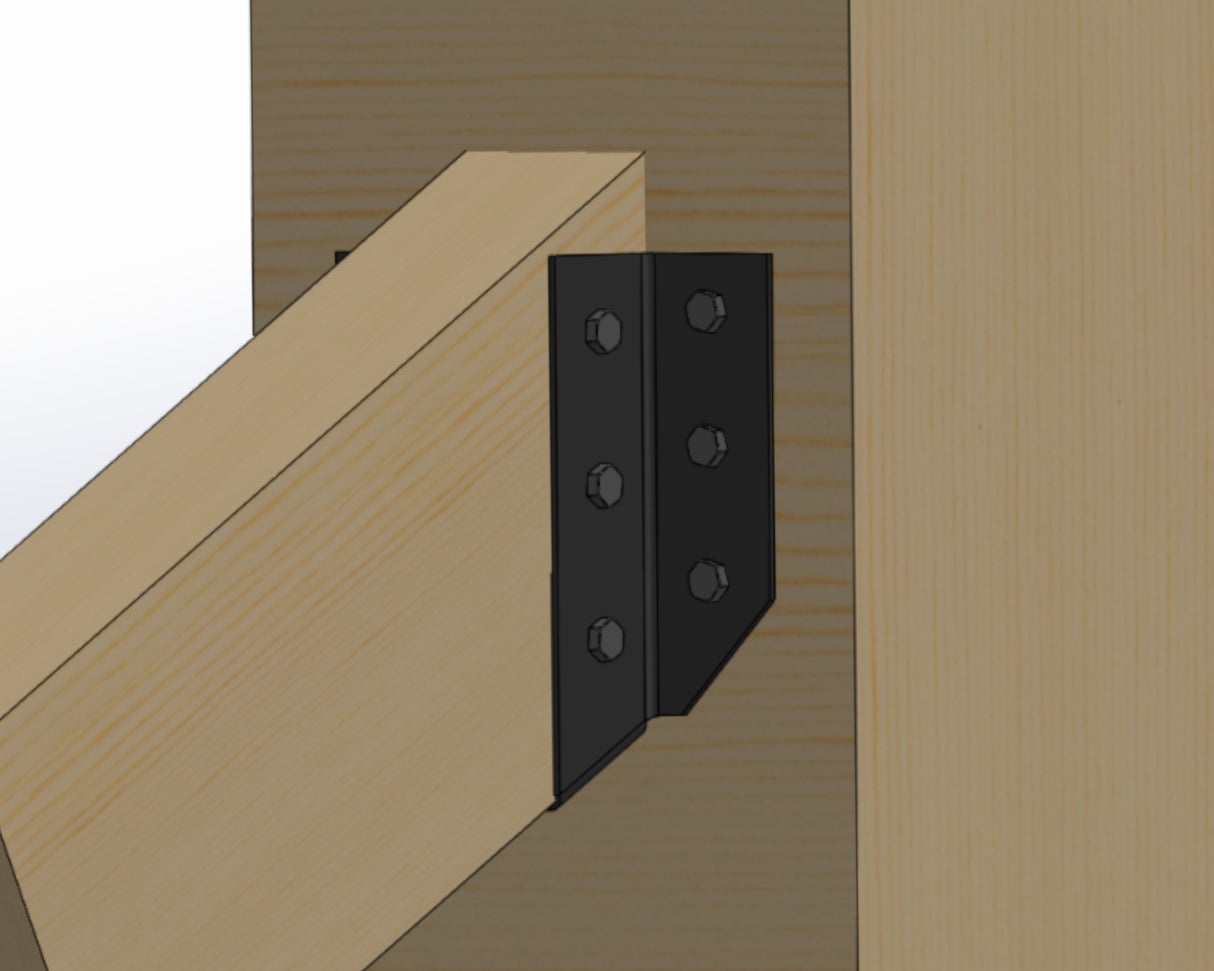 Saddle Truss Brackets - Down Angled