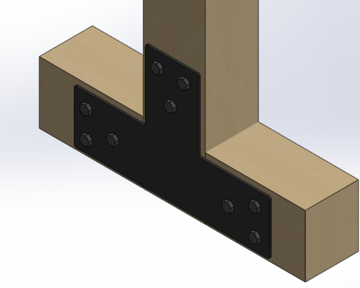 T Bracket - Standard Style - For 4 Inch Lumber