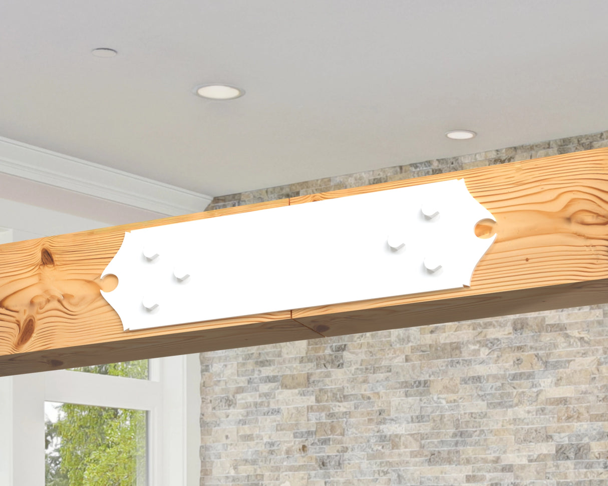 Straight Bracket - Colonial Style - For 8 Inch Lumber - Wood Post Brackets - construction brackets - brackets for post and beam construction - beam supports - post support - timber frame brackets - barndominium brackets - exposed beam brackets