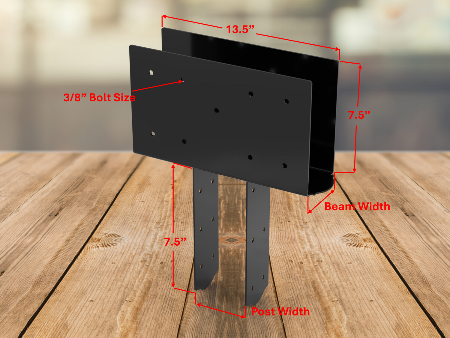 Column to Beam Brace - Crowned Style