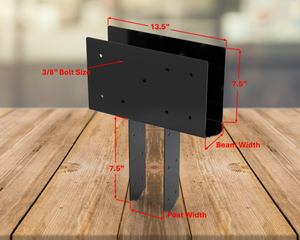Column to Beam Brace - Crowned Style