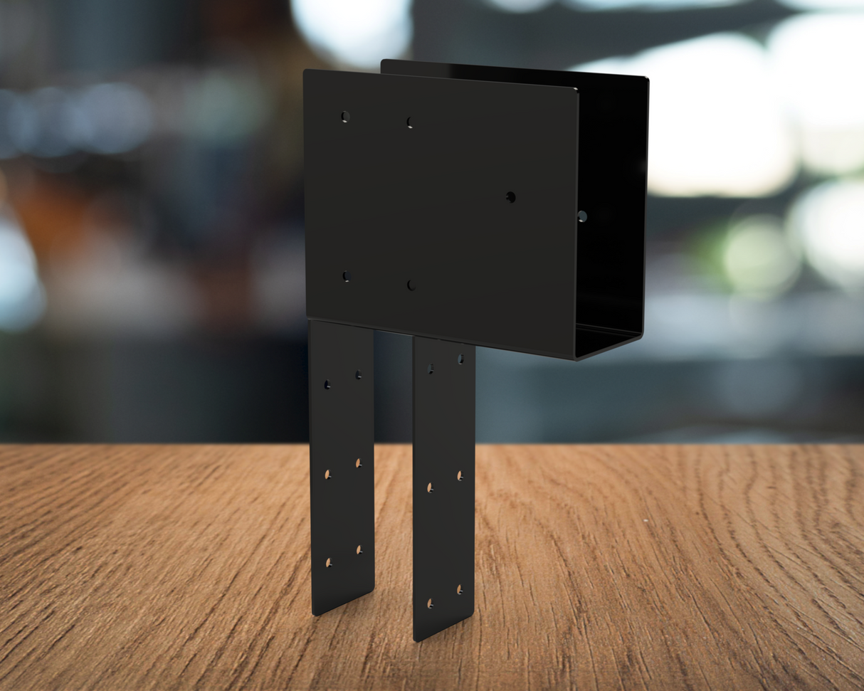 Column to Beam Corner Brace - 8 Inch Beams (CBC8.75) - Wood Post Brackets - construction materials - building supposrts - beam supports - post support - timber frame brackets - wood frame buildings - post frame buildings - barndominium brackets - exposed beam brackets