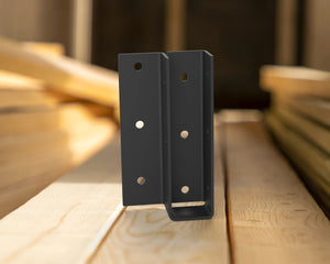 Joist Hangers - Corner Bracket - True Sizes - Wood Post Brackets - construction brackets - brackets for post and beam construction - beam supports - post support - timber frame brackets - barndominium brackets - exposed beam brackets