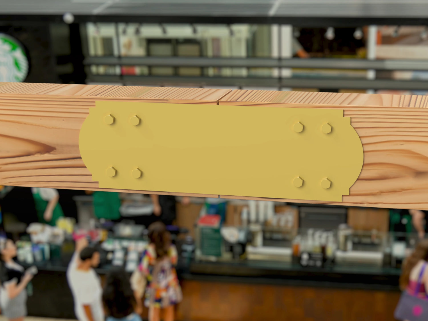 Straight Bracket - Crowned Style - For 8 Inch Lumber - Wood Post Brackets - construction brackets - brackets for post and beam construction - beam supports - post support - timber frame brackets - barndominium brackets - exposed beam brackets