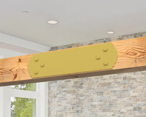 Crowned Brackets for 6x6 Dimensional Lumber - Madison Iron and Wood