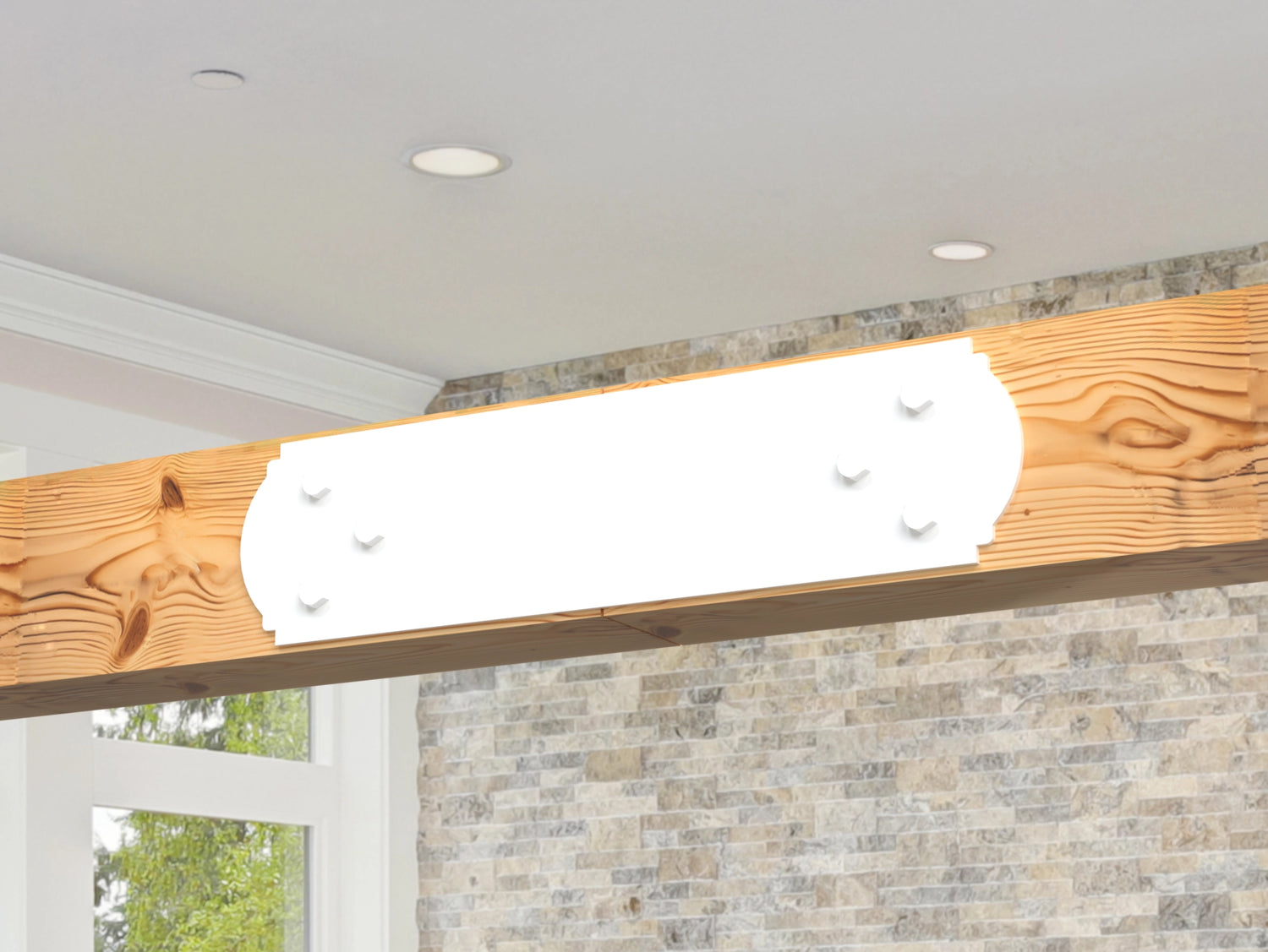 Straight Bracket - Crowned Style - For 4 Inch Lumber - Wood Post Brackets - construction brackets - brackets for post and beam construction - beam supports - post support - timber frame brackets - barndominium brackets - exposed beam brackets