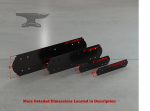 Crowned Style Straight Brackets - Various Sizes - Wood Post Brackets - construction brackets - brackets for post and beam construction - beam supports - post support - timber frame brackets - barndominium brackets - exposed beam brackets