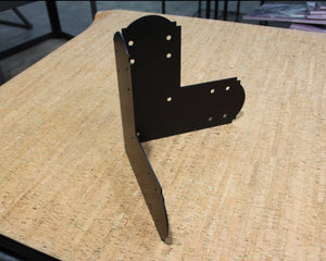 90 Degree Double L Bracket for 6" Post - Wood Post Brackets - construction materials - building supports - beam supports - post supports