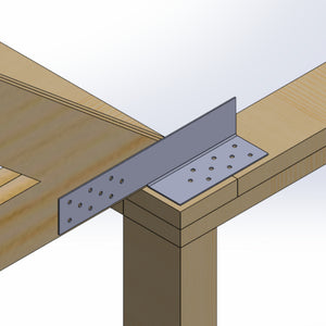 Brackets Building How To Build a Lean-to onto an Existing Building | Wood Post Brackets