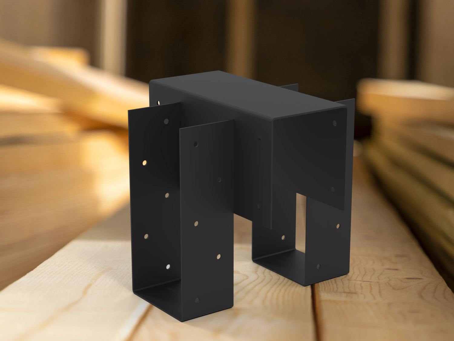 Joist Hangers - Double Top Flange - Wood Post Brackets - construction brackets - brackets for post and beam construction - beam supports - post support - timber frame brackets - barndominium brackets - exposed beam brackets