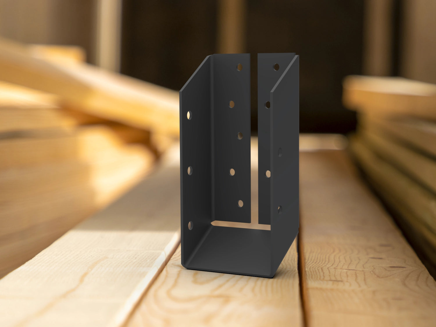 Joist Hangers - Down Angled - Hidden Flange Mount - True Sizes - Wood Post Brackets - construction brackets - brackets for post and beam construction - beam supports - post support - timber frame brackets - barndominium brackets - exposed beam brackets