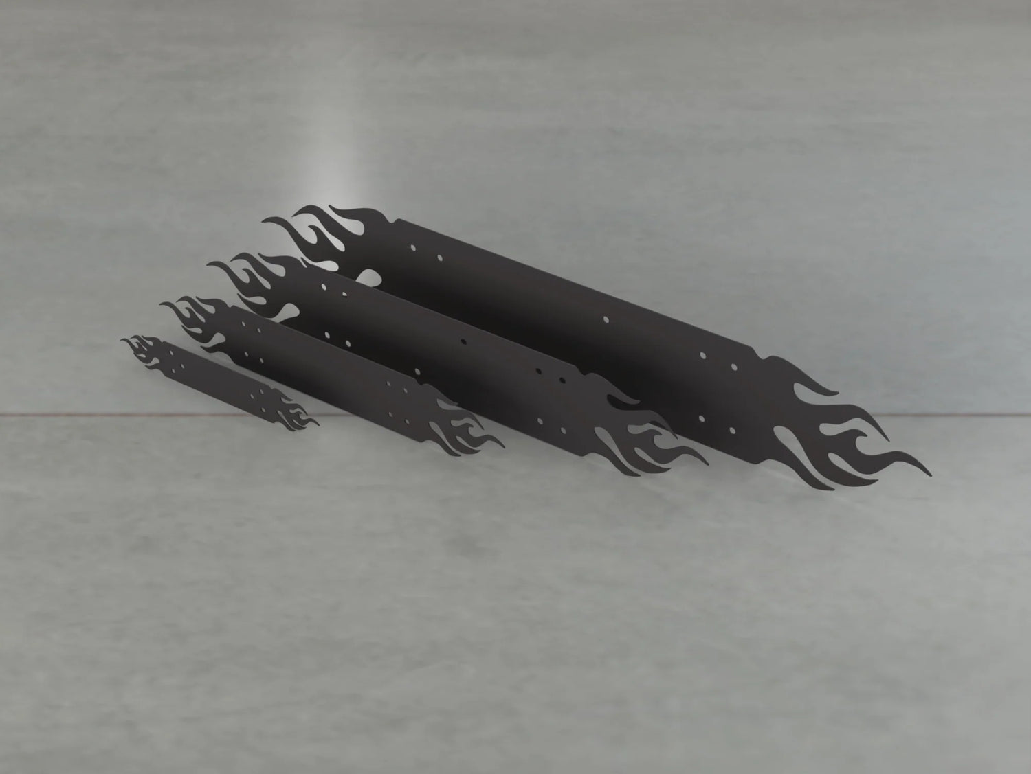 Flaming Straight Brackets - Various Sizes - Wood Post Brackets - construction brackets - brackets for post and beam construction - beam supports - post support - timber frame brackets - barndominium brackets - exposed beam brackets