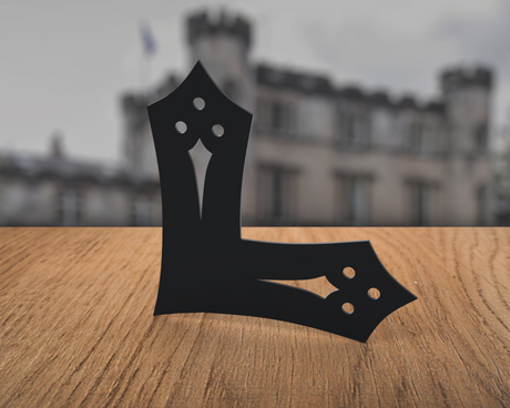 L Bracket - Gothic Style - For 4 Inch Lumber - Wood Post Brackets - construction materials - building supposrts - beam supports - post support - timber frame brackets - wood frame buildings - post frame buildings - barndominium brackets - exposed beam brackets