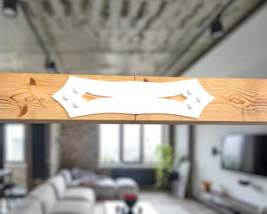 Straight Bracket - Gothic Style - For 8 Inch Lumber - Wood Post Brackets - construction brackets - brackets for post and beam construction - beam supports - post support - timber frame brackets - barndominium brackets - exposed beam brackets