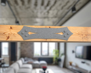 Straight Bracket - Gothic Style - For 8 Inch Lumber - Wood Post Brackets - construction brackets - brackets for post and beam construction - beam supports - post support - timber frame brackets - barndominium brackets - exposed beam brackets