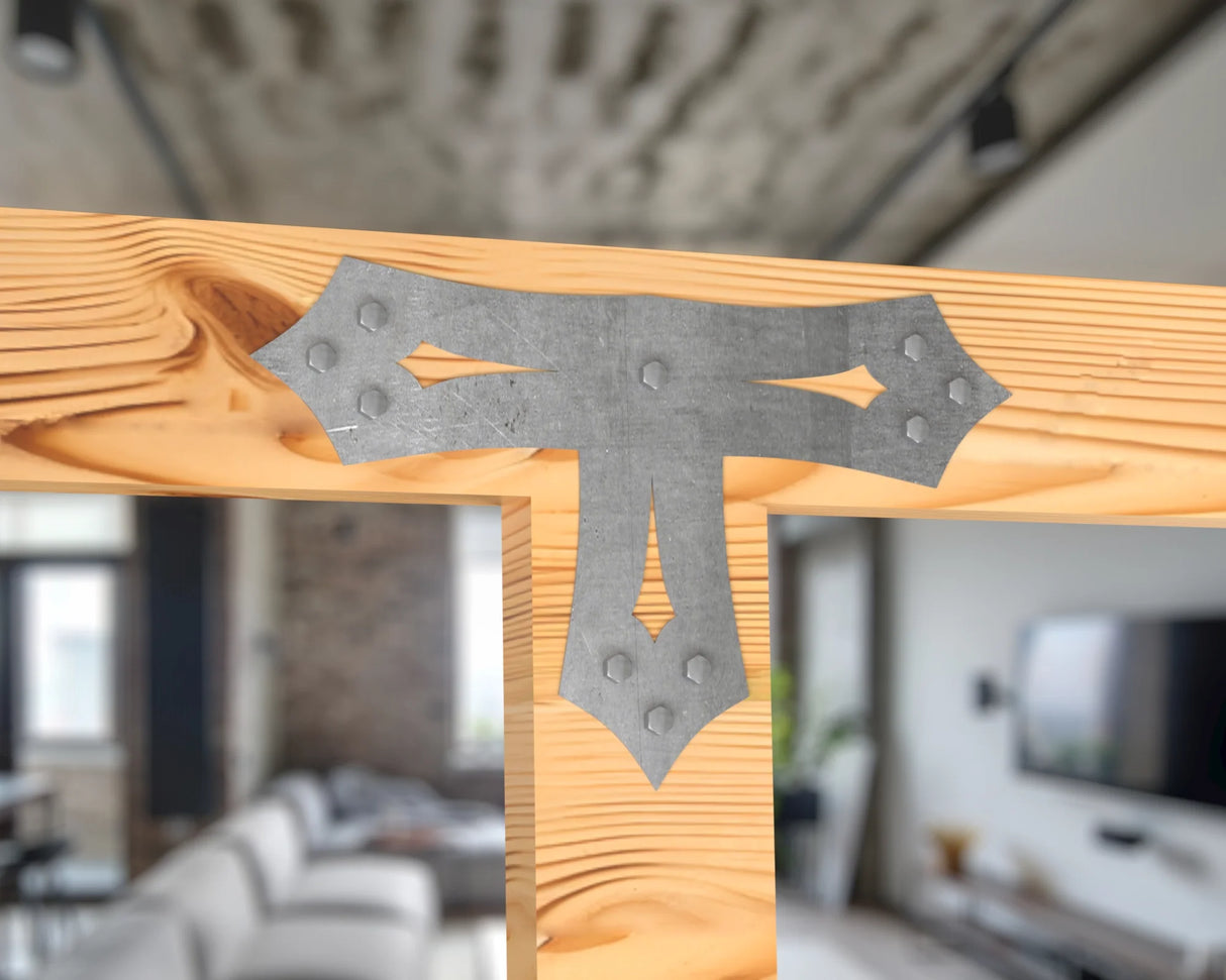 Gothic Brackets For 4x4 Dimensional Lumber - Madison Iron and Wood