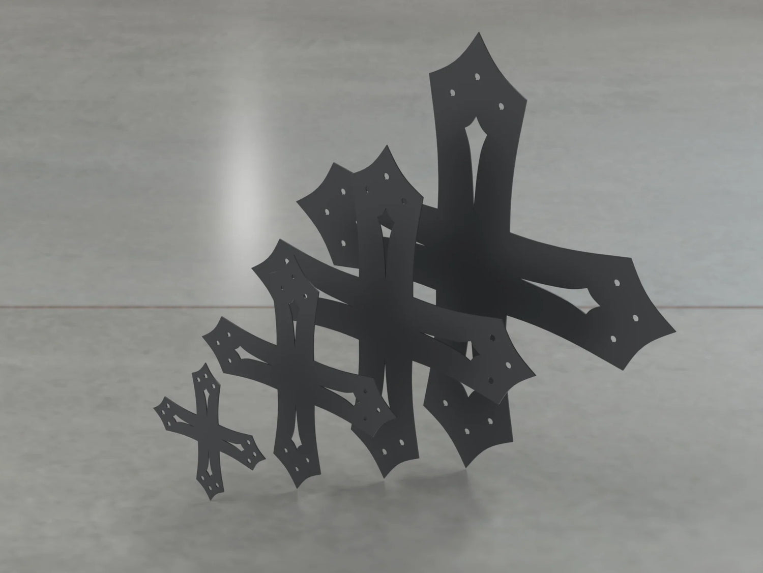 Gothic Style X Brackets - Various Sizes - Wood Post Brackets - construction brackets - brackets for post and beam construction - beam supports - post support - timber frame brackets - barndominium brackets - exposed beam brackets