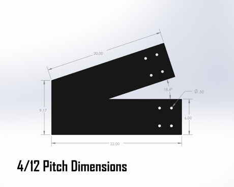 Web Truss Bracket Set - Industrial Style - For 8 Inch Lumber - Wood Post Brackets - construction brackets - brackets for post and beam construction - beam supports - post support - timber frame brackets - post frame buildings - barndominium brackets - exposed beam brackets