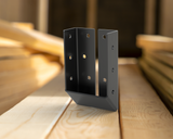 Up Angled Joist Hangers - Hidden Flange Mount (Nominal Sizes) - Wood Post Brackets - construction materials - building supposrts - beam supports - post support - timber frame brackets - wood frame buildings - post frame buildings - barndominium brackets - exposed beam brackets