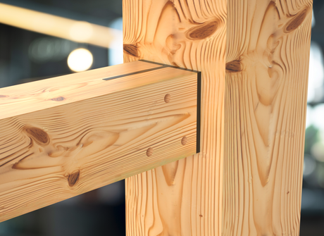 Hidden T Mount - For True Sized Beams - Wood Post Brackets - construction brackets - brackets for post and beam construction - beam supports - post support - timber frame brackets - post frame buildings - barndominium brackets - exposed beam brackets