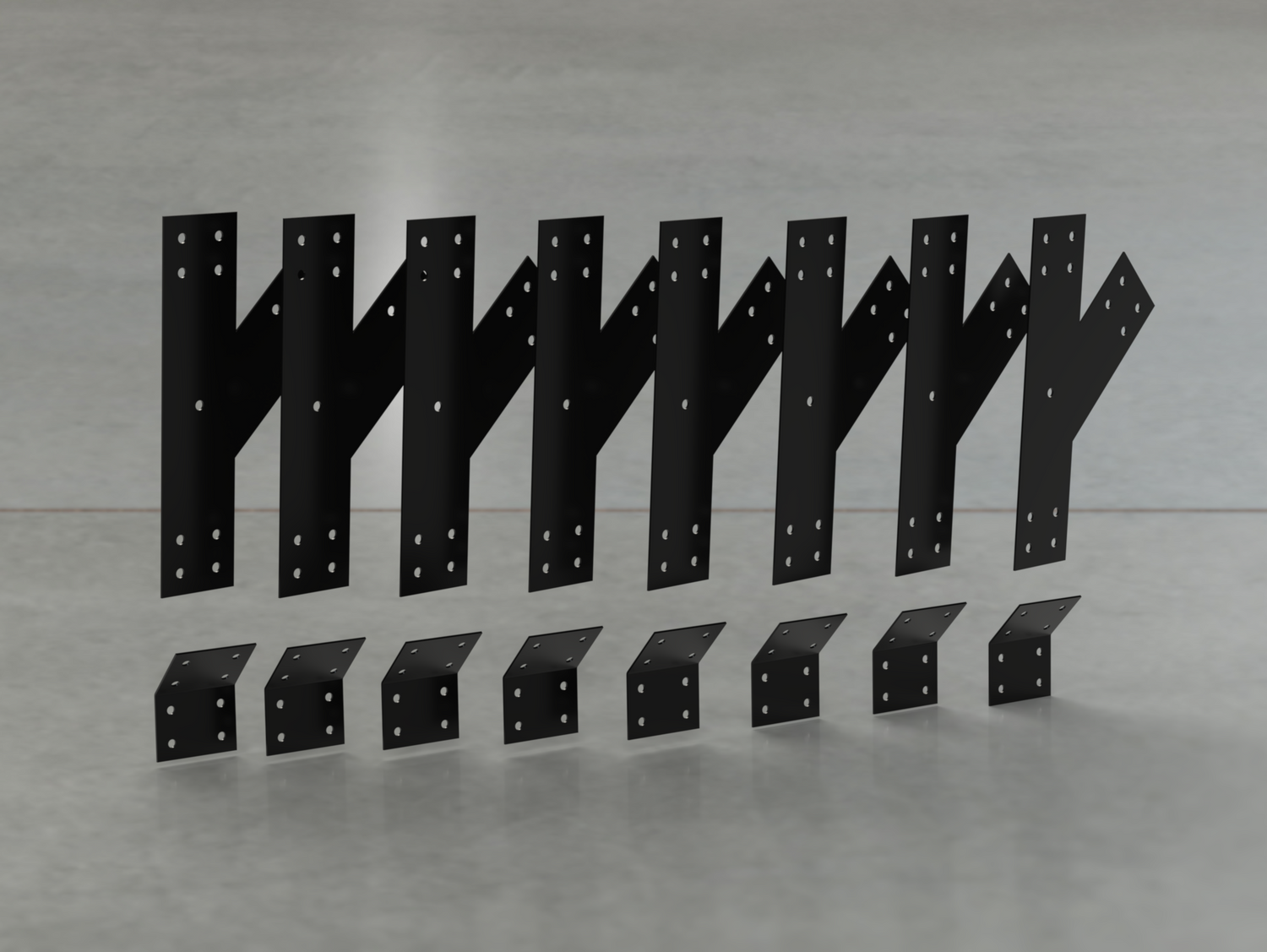 DIY Pergola Bracket Kit with DIY Instruction Guide - Wood Post Brackets - construction brackets - brackets for post and beam construction - beam supports - post support - timber frame brackets - barndominium brackets - exposed beam brackets