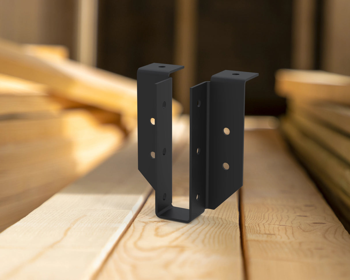 Joist Hangers - Top Flange Mount - True Sizes - Wood Post Brackets - construction brackets - brackets for post and beam construction - beam supports - post support - timber frame brackets - barndominium brackets - exposed beam brackets