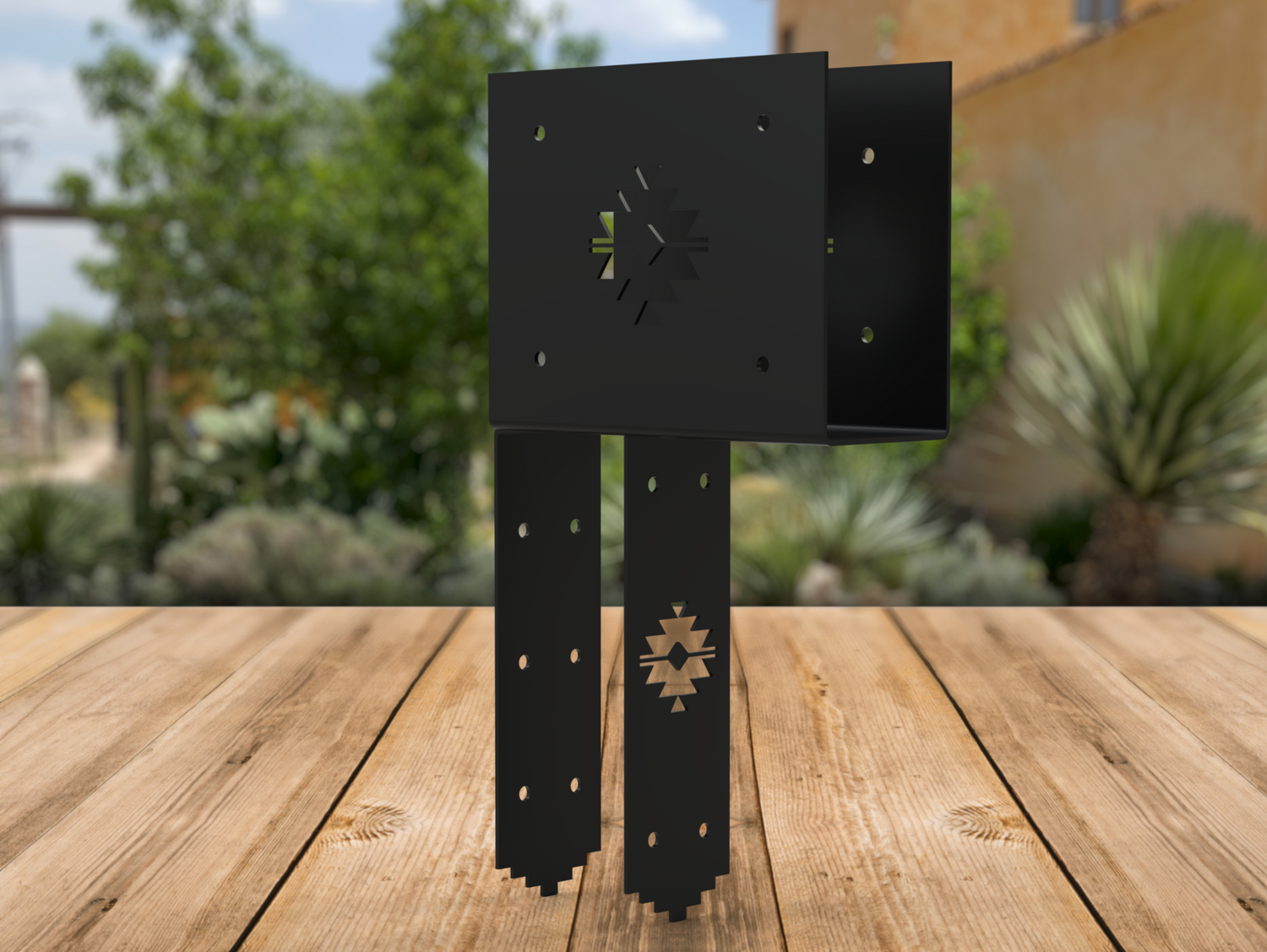 Column to Beam Corner Brace - Aztec Style - Wood Post Brackets - construction materials - building supposrts - beam supports - post support - timber frame brackets - wood frame buildings - post frame buildings - barndominium brackets - exposed beam brackets